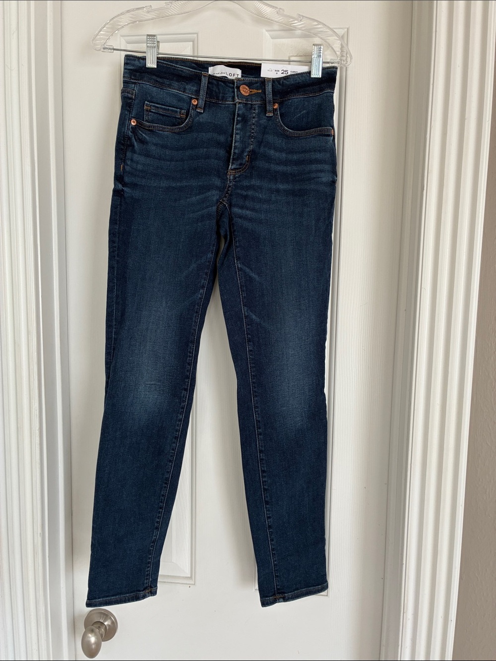 LOFT Dark Indigo Skinny Jeans - Women's